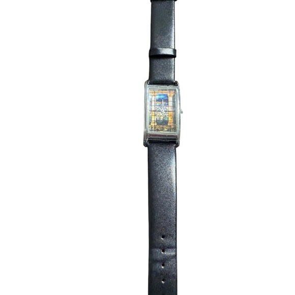 ACME Studio MORSE MUSEUM L.C. TIFFANY “Field of Lilies” Curvex Style tank Watch - Picture 2 of 7